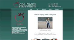 Desktop Screenshot of mdspecialedadvocate.com